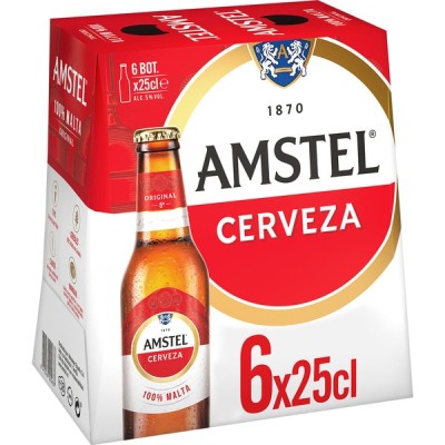 Amstel Pack 6Bt 25CL