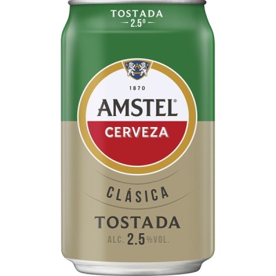 Amstel Clásica Tostada Lata 33CL