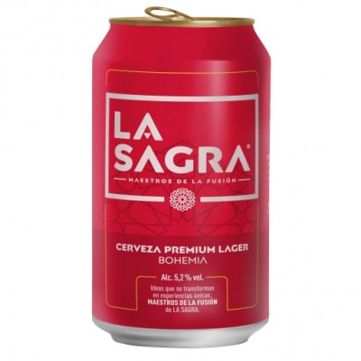 La Sagra Premium Lager Lata 33CL