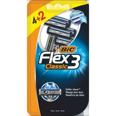 Bic Maquinilla Flex 3 Classic 6U