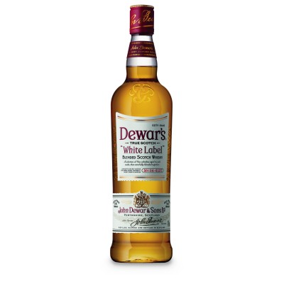 White Label Dewar's Whisky 70CL