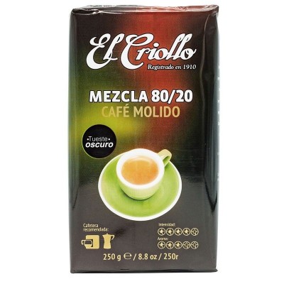 Criollo Café Molido Mezcla 80/20 250G