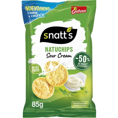 Snatt's Naturchips Sour Cream 85G