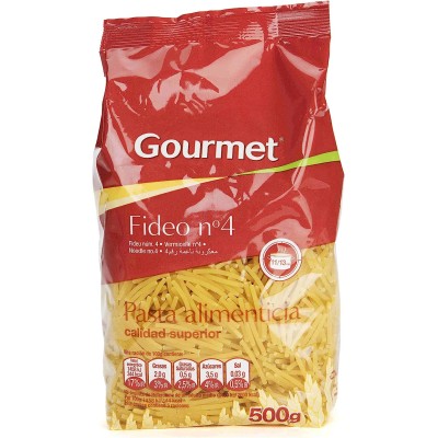 Gourmet Pasta Fideo Nº4 500G