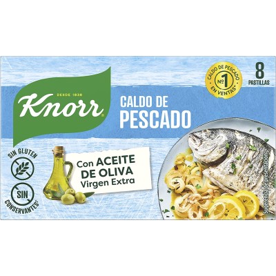 Knorr Caldo de Pescado Pastillas 8U