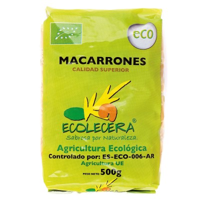 Ecolécera Macarrón Blanco 500G