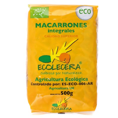 Ecolécera Macarrón Integral 500G