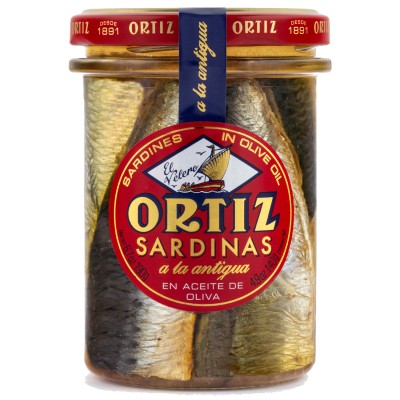 Ortiz Sardinas a la Antigua en Aceite de Oliva 190G