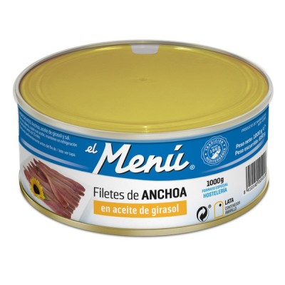 El Menú Filete de Anchoa en Aceite Vegetal 1Kg