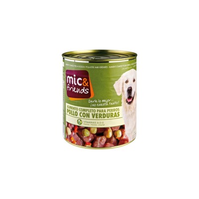 Mic&Friends Comida de Perro de Pollo y Verduras 720G