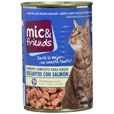 Mic&Friends Comida Para Gatos de Salmón 415G