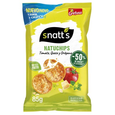 Snatt's Naturchips Tomate, Queso y Orégano 85G