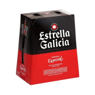 Estrella Galicia Botella 33CL 6 Pack