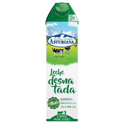 Asturiana Leche Desnatada Brick 1L