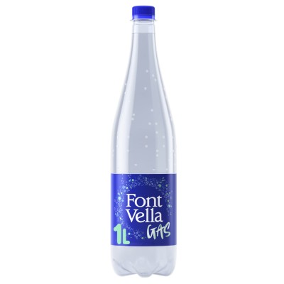 Font Vella Agua Con Gas 1L PET