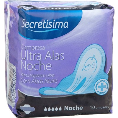 Secretisima Compresa Noche 10U