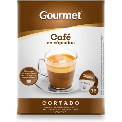 Gourmet Café Cápsulas Cortado 16U