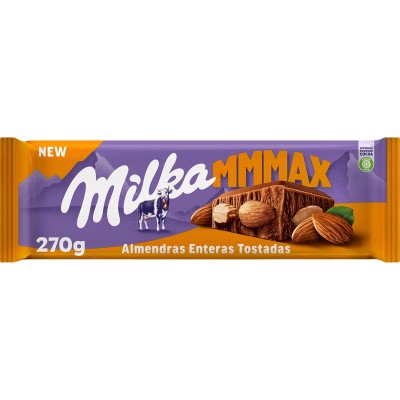 Milka MMMax Con Almendras Enteras Tostadas 270G