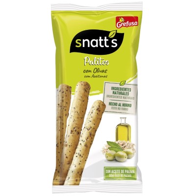 Snatt's Palitos Con Olivas 60G