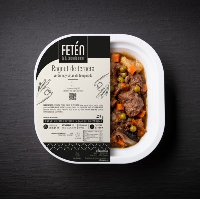 Ragout de Ternera, Verduras y Setas 425G