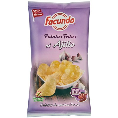 Facundo Patatas Fritas Al Ajillo 55G