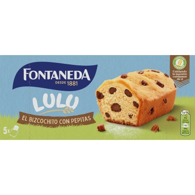 Fontaneda Bizcochito Lulu Con Pepitas 5x30G