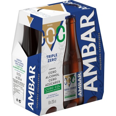 Ambar Triple Zero Pack 6Bt 25CL