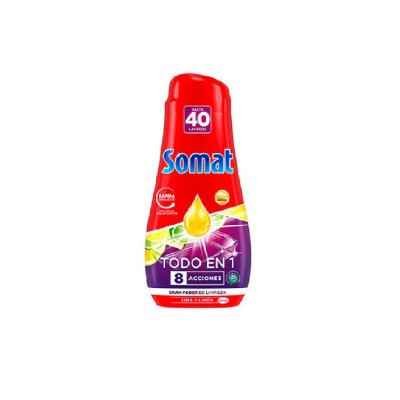 Somat Gel Limón Lavavajillas 40 Dosis 640ML