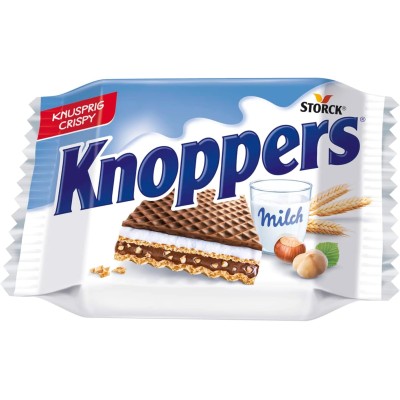 Knoppers Con Crema de Leche y Avellanas 25G