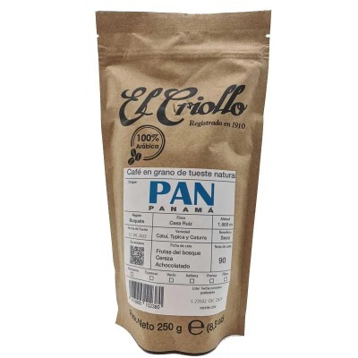 Criollo Panamá Origen Grano 250G