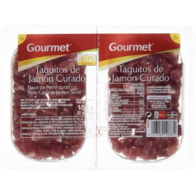 Gourmet Taquitos Mini Jamón 2x75G