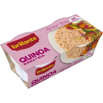 Brillante Quinoa Blanca y Roja 2x125G