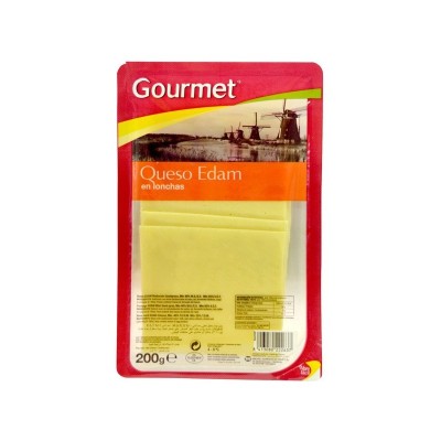 Gourmet Queso Edam en Lonchas 200G