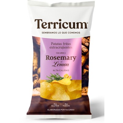 Terricum Patatas Fritas Sabor Romero y Limón 140G