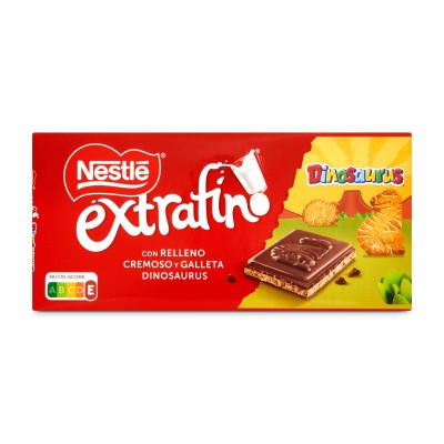 Nestlé Extrafino Relleno Cremoso y Dinosaurus 84G