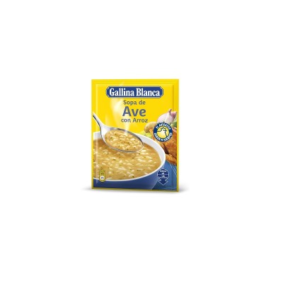 Gallina Blanca Sopa Ave Con Arroz 80G