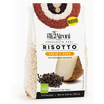 Gli Aironi Risotto Cacio e Pepe 250G