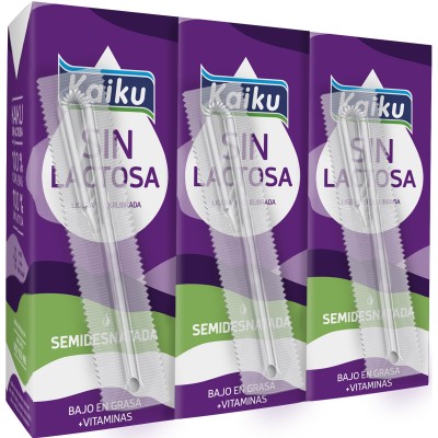 Kaiku Sin Lactosa Semidesnatada 20CL 3U