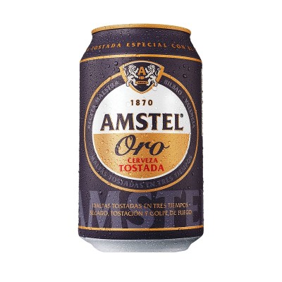 Amstel Oro Tostada Lata 33CL