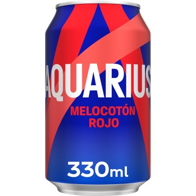 Aquarius Melocotón Rojo Lata 33CL