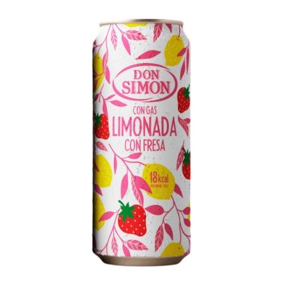 Don Simón Limonada Con Fresa Gas Lata 33CL