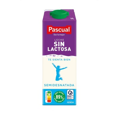 Pascual Semidesnatada Sin Lactosa 1L