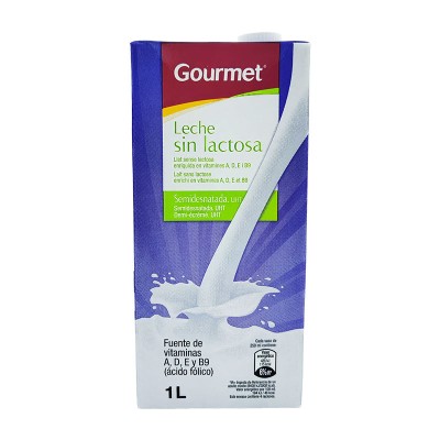 Gourmet Semidesnatada Sin Lactosa 1L