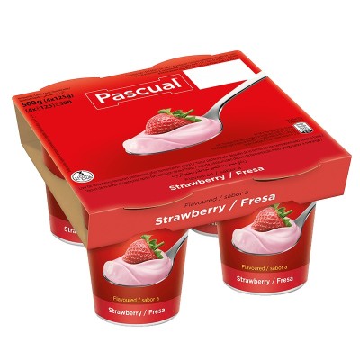 Pascual Yogur Sabor Fresa 4Ux125G