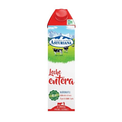 Asturiana Leche Entera Brik 1L