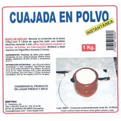 Reypas Cuajada Instant 1KG