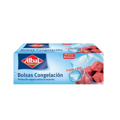 Albal Bolsas Congelación Medianas 40U