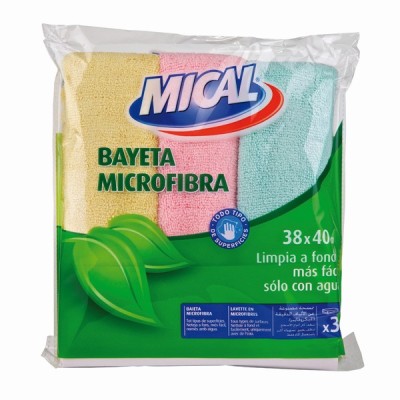 Mical Bayeta Microfibra 38x40CM 3U