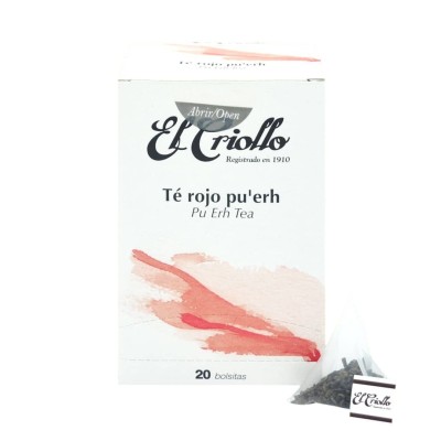 Criollo Infusión Té Rojo Pu Erh 20U