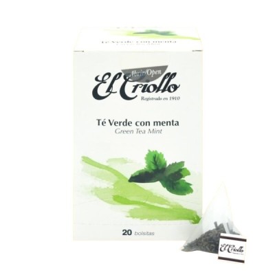 Criollo Infusión Té Verde con Menta 20U